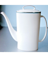 Kate Spade Lenox Library Lane Aqua Coffee Pot Beverage Server 9.25&quot; USA New - $109.62 CAD