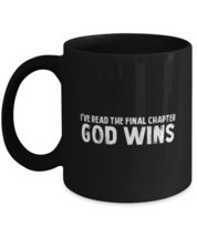 Religious Mugs I&#39;ve Read The Ending God Wins Black-Mug  - £13.58 GBP