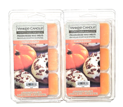 2 Pack Yankee Candle Home Inspiration Fragranced Wax Melts Pumpkin Donut 6... - £17.57 GBP