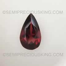 Natural Garnet Pear Faceted Cut 13x8mm Rosewood Color VS Clarity Loose Gemstone - £49.01 GBP