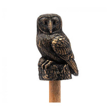 Jardinopia Antique Bronze Topper - Barn Owl - $22.79
