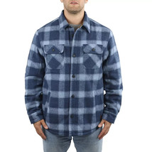 Jachs Men’s Wool Blend Fleece Lined Shirt Jacket, BLUE, XL - $34.64