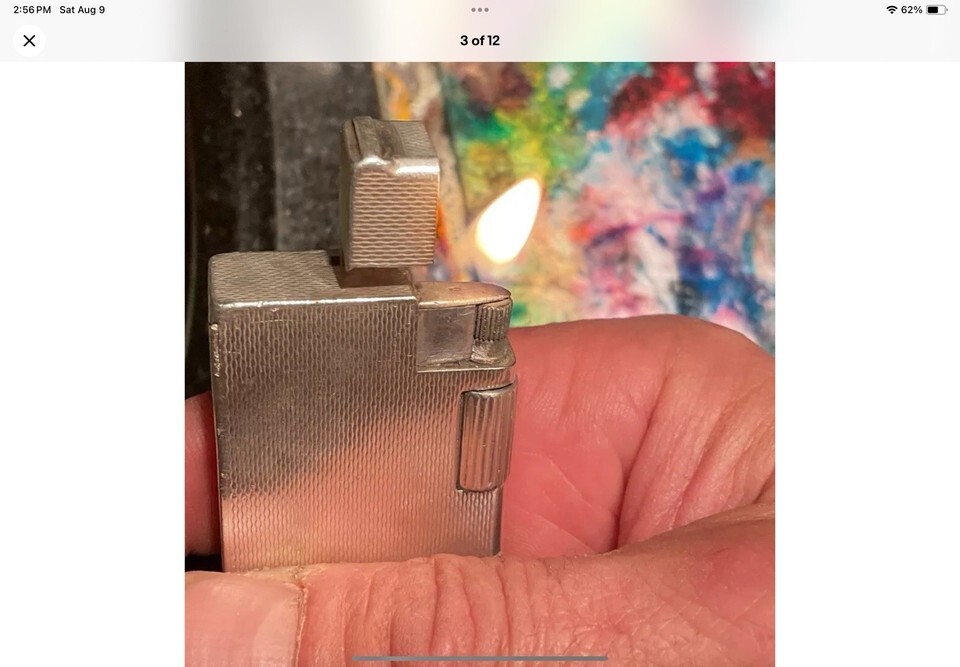 1946 Sterling Silver Bach & Cooper Lighter Hallmarked RARE Fully Functional Item image 9