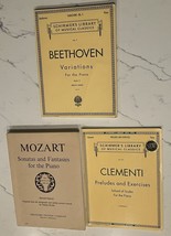 Lot3 Unique Classical Piano Sheet Music Books Slightly Advanced Solo MOZART - £22.71 GBP