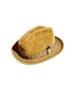 Mallory Fifth Avenue Mens Gold Felted Fedora  Sz Medium 7 1/8&quot; - €4,81 EUR