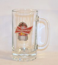 Budweiser Beer Mug Clear Glass - $11.88