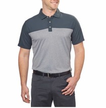 NEW Bollé Men’s Colorblock Performance Polo, Dark Grey, Size L - $14.99