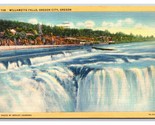 Willamette Falls Oregon City Oregon OR Linen Postcard V22 - $1.93