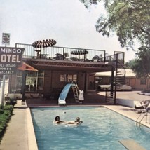 Flamingo Motel West Beach Biloxi Mississippi Postcard Vintage - £9.71 GBP