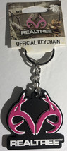 Realtree Keychain In Pink RKC1003 1 3/4” X 2”-RARE-NEW-SHIPS N 24 Hours - £10.98 GBP