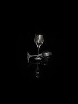 Faberge Bristol Clear Crystal Wine Goblets NIB image 7