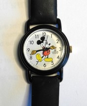 Lorus Disney Mickey Mouse Gold Tone Ladies Wrist Watch V811 Vintage New Battery - £7.75 GBP