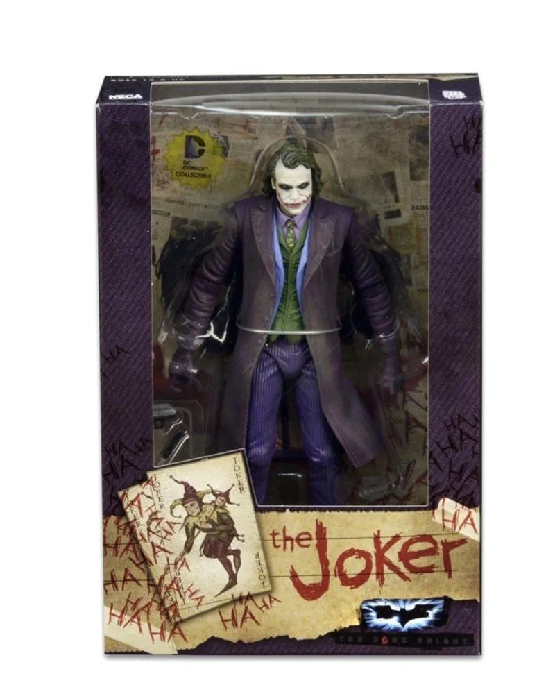 NECA Joker Figure The Dark Knight Joker Toys Heath Ledger Toys Action Figure - £28.14 GBP+