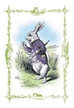 Alice in Wonderland: The White Rabbit by John Tenniel - Art Print - £17.68 GBP+