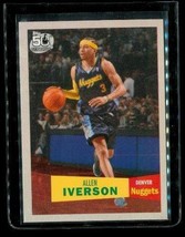 2007 Topps 50TH Anniversary Basketball Trading Card #33 Allen Iverson Nuggets - £3.35 GBP