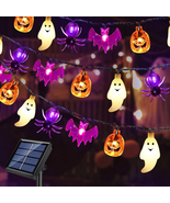 Solar Powered Halloween Lights, 40 LED, 8 Modes, Waterproof, Auto On/Off... - $409.75 MXN