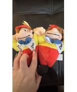 Disney Tweedle Dee And Tweedle Dum Bean Bag NWT Plush Alice In Wonderland - $7.20