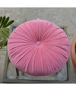 Rose Velvet Round chair Cushion - $513.18 MXN+