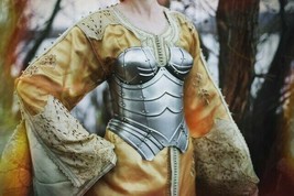 Medieval Steel ARMOR Corset Queen of the Lake/LARP ARMOR Breastplate Halloween - £162.46 GBP