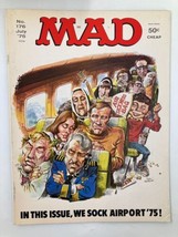 Mad Magazine July 1975 No. 176 We Sock Airport '75 FN Fine 6.0 No Label - $22.80