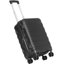 Hardside Expandable Luggage with 4 Spinner Wheels Black Carry on 21 Inch - £53.46 GBP