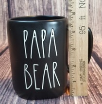 Rae Dunn PAPA BEAR Artisan Collection by Magenta Mug Cup Black - $16.78