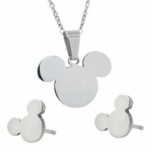 TNG Mouse Earring and Necklace Set - £21.79 GBP