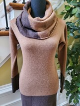 Kay Unger High Cowl-Collar Sweater Dress. Size Small. - £30.11 GBP