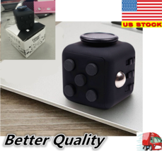 Dice Magic Fidget Cube Desk Toy Stress Anxiety Relief Focus Gift Adult Kid Usa - £5.34 GBP