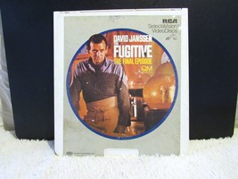 CED VideoDisc The Fugitive, The Final Episode (1967) QM Production, RCA Selecta - £5.55 GBP