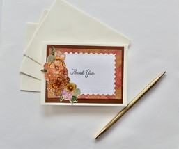 Thank You Floral Notecards, Flowering Thank You Cards, Wildflower Thanks - £4.99 GBP