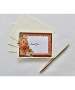 Thank You Floral Notecards, Flowering Thank You Cards, Wildflower Thanks - $6.25