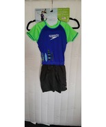New Speedo Kids UV 50+ Floatation Suit W/ Shorts Boy&#39;s M/L Age 2-4 33-45... - £26.01 GBP