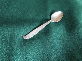 Fascination Plate (Wm. A Rogers) Brittany Rose (1948) demitasse spoon - $6.97
