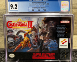 Super Castlevania IV 4 (Super Nintendo SNES) CGC Graded 9.2 Complete in ... - $677.24
