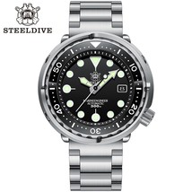 Steeldive SD1975 New Arrival 2021 Blue Sunray Dial Stainless Steel 316L Big Size - £244.04 GBP