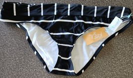KONA SOL ~ Extra Large (XL) ~ Black &amp; White Stripe ~ Swimming Suit Bottoms - £17.88 GBP