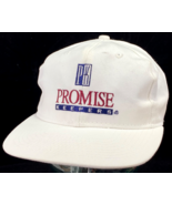 Vtg PROMISE KEEPERS Hat-White-Leather Strapback-Ball Cap - $18.00