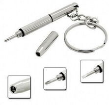 2pcs 3in1 Mini Tool Key Chain Eyeglasses Watch Phone Repair Screwdriver Kit - $90.80 MXN