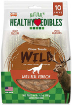 Nylabone Healthy Edibles Wild Antler Chews with Real Venison - 100% Natural, Edi - £21.24 GBP+