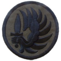 French Metro Paratrooper Patch Black &amp; Gray 3&quot; - $8.99