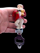 Christopher Radko Bottle Opener Santa Claus Christmas Party Serving Rare 7&quot; - £16.34 GBP