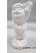 Vintage 1988 ACCENTS UNLIMITED &quot;Santa Waving&quot; Ready To Paint 3&quot; Plaster ... - $223.47 MXN