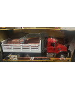 New 1/18th Mack Granite Log Trailer Truck In Red With Logs 17126 Brand New - £34.29 GBP