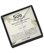 To My Son on His Wedding Day Cross Necklace from Dad Gifts - £102.06 GBP