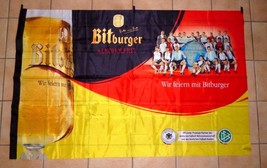 Bitburger Bitburg German National Soccer Team 78x123 cms Brewery Banner ... - $19.95