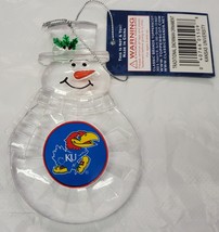Kansas Jayhawks Snowman Ornament - NCAA - $235.54 MXN