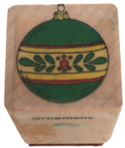 Hero Arts Rubber Stamp Christmas Ornament Mini Holidays Gift Tag Card Making Art - £2.34 GBP