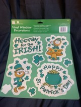 11 Vintage Reusable Window Static Clings Easter St Patrick’s Day Thanksgiving - £11.41 GBP