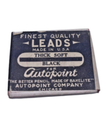 Autopoint Leads Black Vintage NEW Deadstock Thick Soft USA Made - $186.85